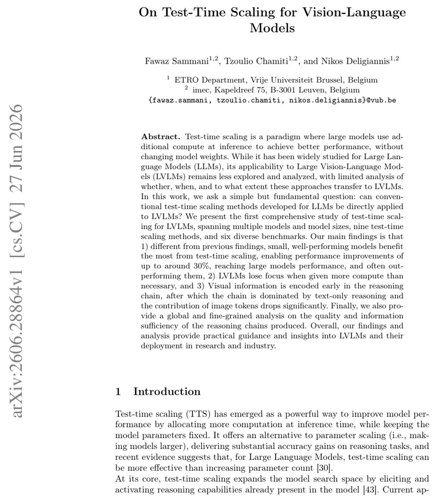 On Test-Time Scaling for Vision-Language Models Figure 1