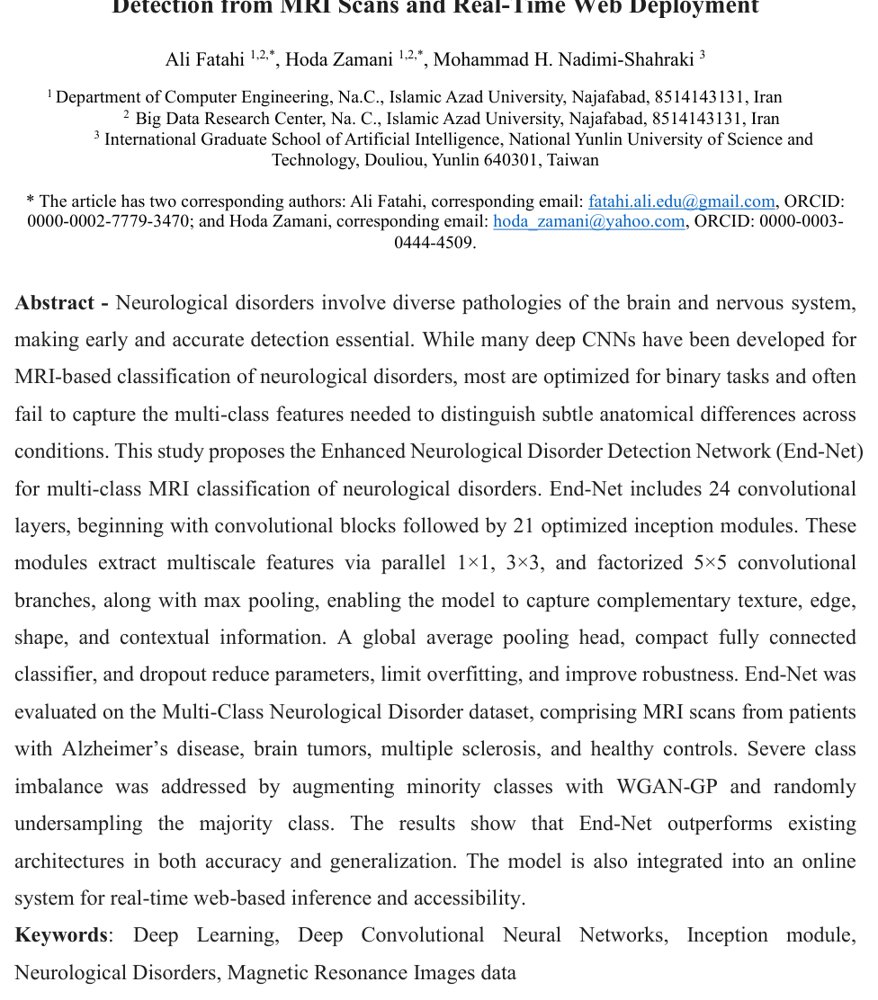 A Deep Multiscale Neural Network for Accurate Neurological Disorder Detection from MRI Scans and Real-Time Web Deployment Figure 1
