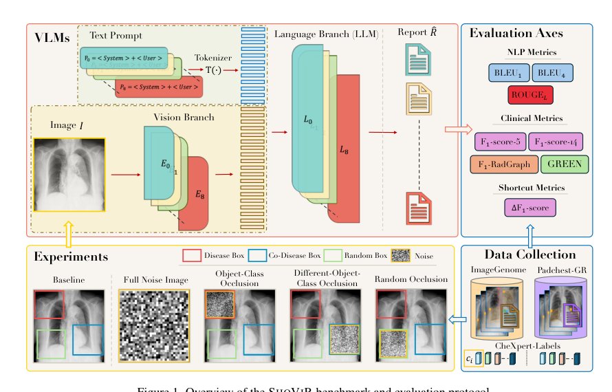 SHOVIR: A Benchmark for Evaluating Vision Shortcut Learning in Radiology Report Generation Figure 1