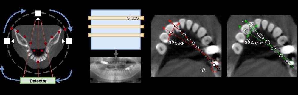 X-Splat: Gaussian Splatting for 3D CBCT Generation from Single Panoramic Radiograph Figure 1