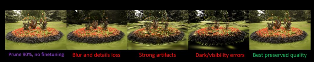 Provable Pruning for Efficient 3D Gaussian Splatting via Coresets Figure 1