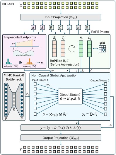 Vision Non-Causal Trapezoidal Mamba: Eliminating Directional Scanning in Vision SSMs with Second-Order Dynamics Figure 1