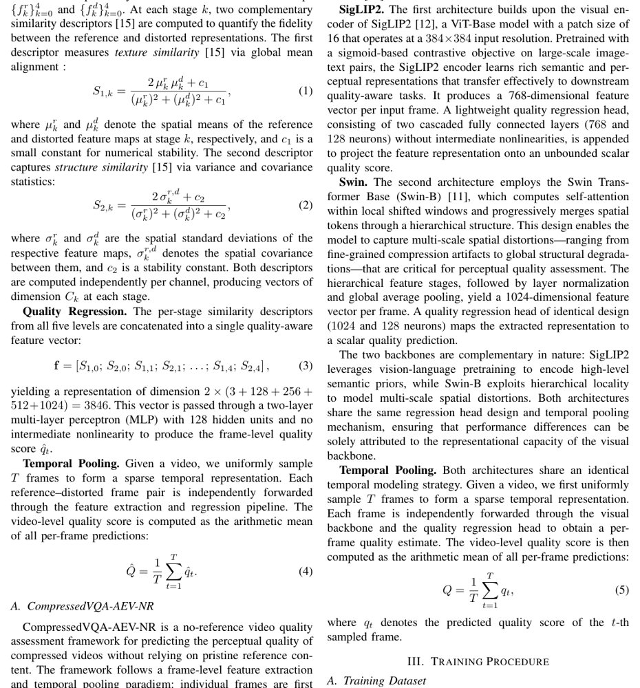 CompressedVQA-AEV: Full-Reference and No-Reference Quality Assessment Models for Asymmetric Encoded Videos Figure 1
