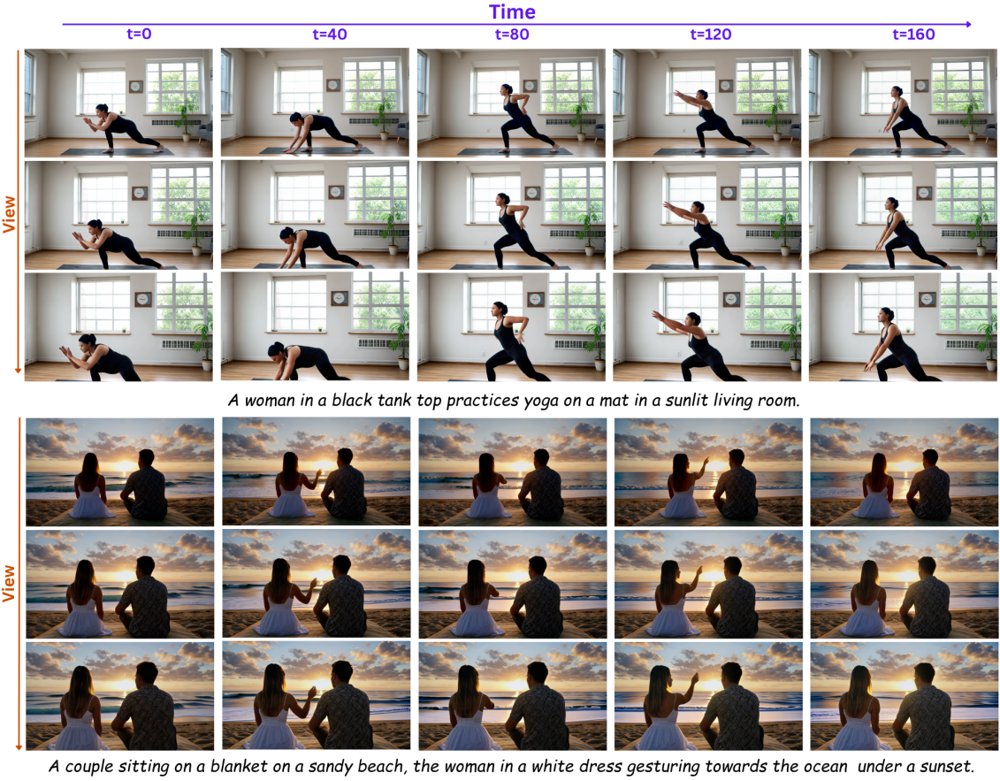 MV-Forcing: Long Multi-View Video Generation via 4D-Grounded Spatio-Temporal Self-Forcing Figure 1