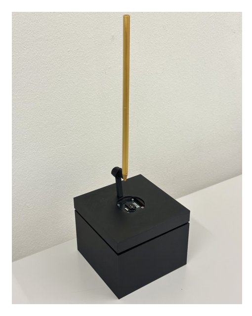 Can we stabilize an inverted pendulum with feedback from a time-of-flight camera? Figure 1