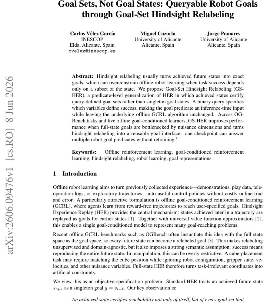 Goal Sets, Not Goal States: Queryable Robot Goals through Goal-Set Hindsight Relabeling Figure 1