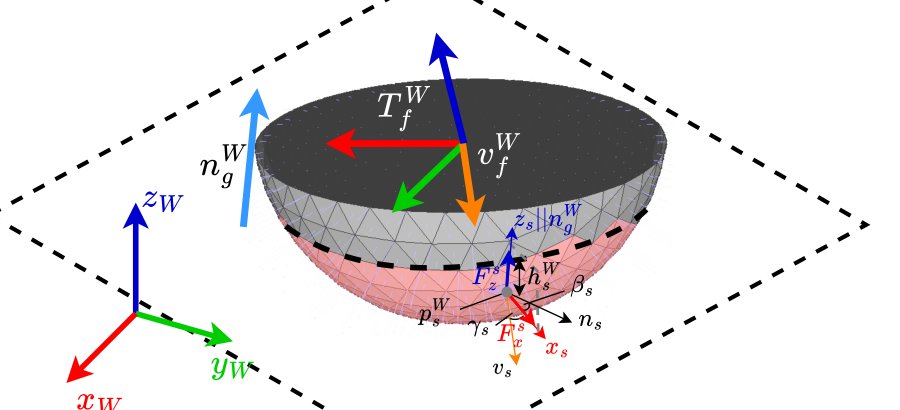 Locomotion analysis of a quadruped interacting with the lunar granular surface Figure 1
