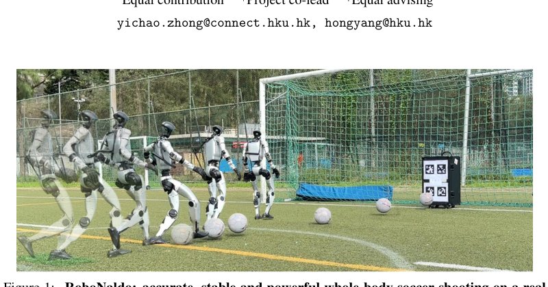 RoboNaldo: Accurate, Stable and Powerful Humanoid Soccer Shooting via Motion-Guided Curriculum Reinforcement Learning Figure 1