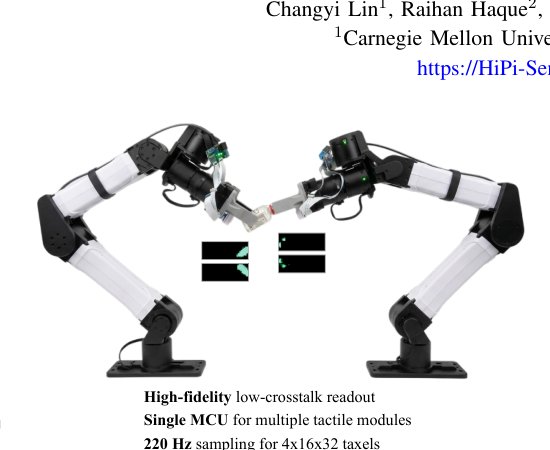 HiPi: Reproducible High-Fidelity Piezoresistive Sensors for Robotic Manipulation Figure 1