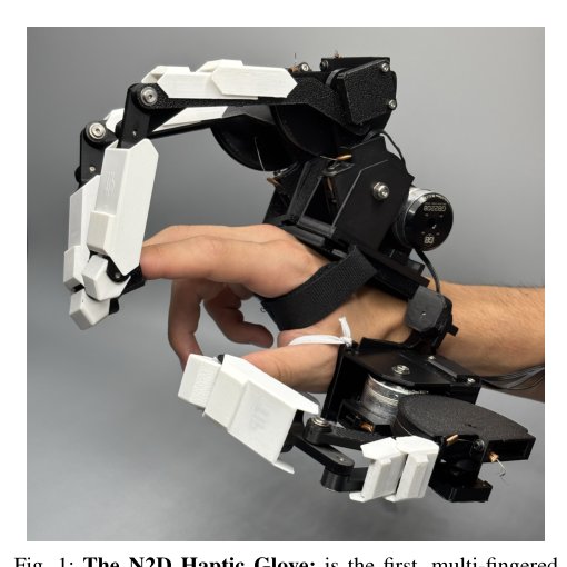 The N2D Haptic Glove: A Multi-Finger Glove for 2D Directional Force Feedback for Contact Rich Manipulation Figure 1