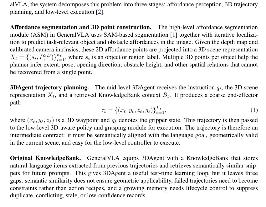 GeneralVLA-2: Geometry-Aware Reconstruction and Governed Memory for Robot Planning Figure 1