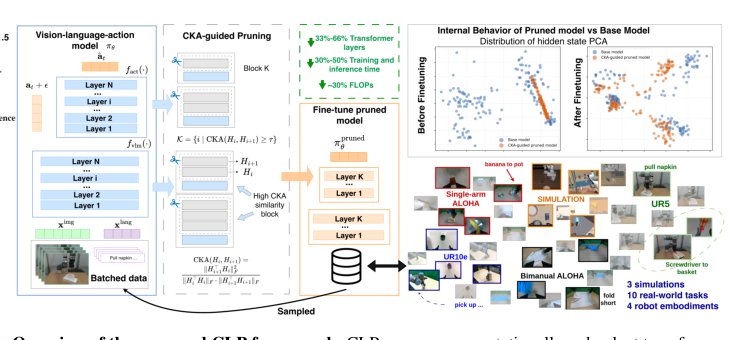 Finetuning Vision-Language-Action Models Requires Fewer Layers Than You Think Figure 1
