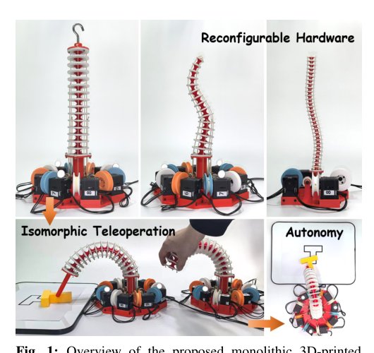 CoLI: A Reproducible Platform for Continuum Robot Learning via Monolithic 3D Printing and Isomorphic Teleoperation Figure 1