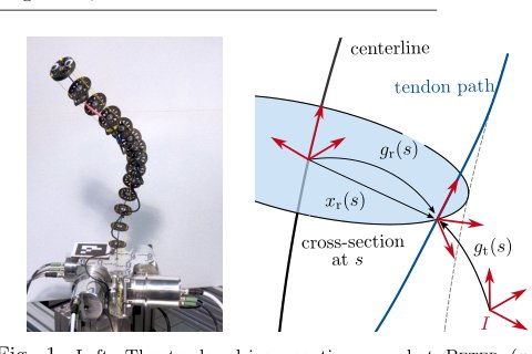 Discrete Geometric Modeling and Extended State Estimation of Continuum Robots Figure 1