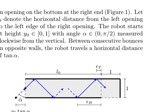 Guaranteed Escape for a Bouncing Robot in Pipe Chains Figure 1