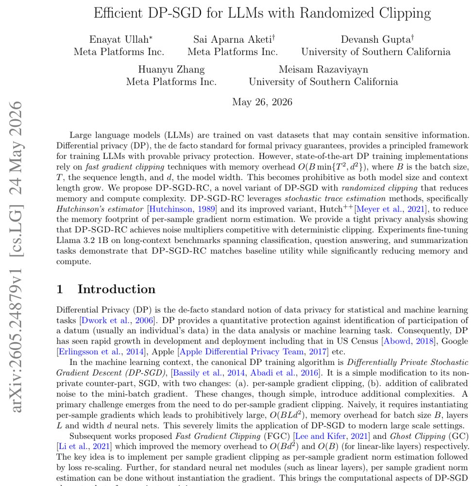 Efficient DP-SGD for LLMs with Randomized Clipping Figure 1