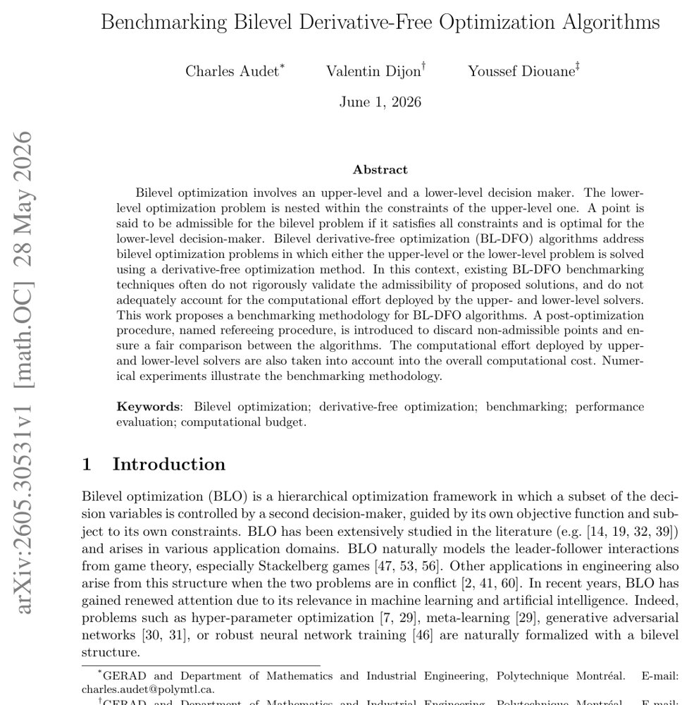 Benchmarking Bilevel Derivative-Free Optimization Algorithms Figure 1