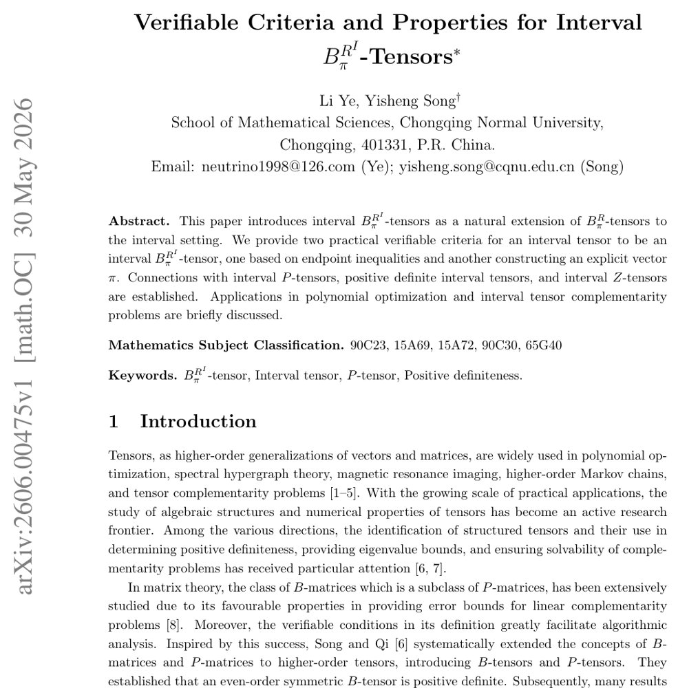 Verifiable Criteria and Properties for Interval $B_π^{R^I}$-Tensors Figure 1