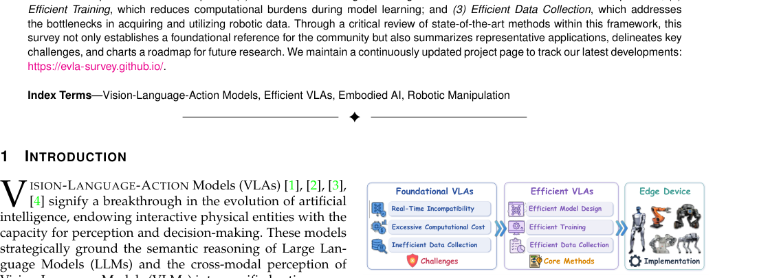 A Survey on Efficient Vision-Language-Action Models figure
