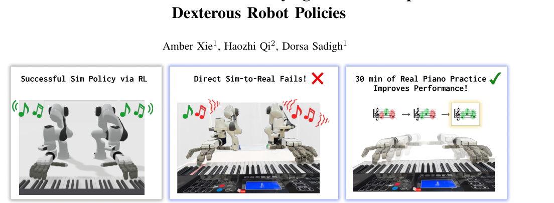 HandelBot: Real-World Piano Playing via Fast Adaptation of Dexterous Robot Policies figure
