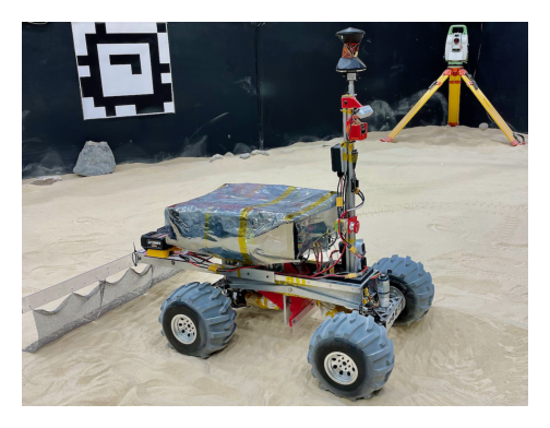 CraterGrader: Autonomous Robotic Terrain Manipulation for Lunar Site Preparation and Earthmoving figure