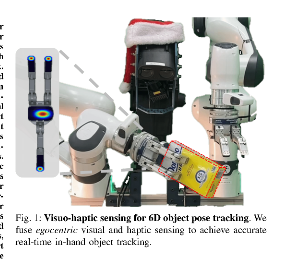 V-HOP: Visuo-Haptic 6D Object Pose Tracking figure