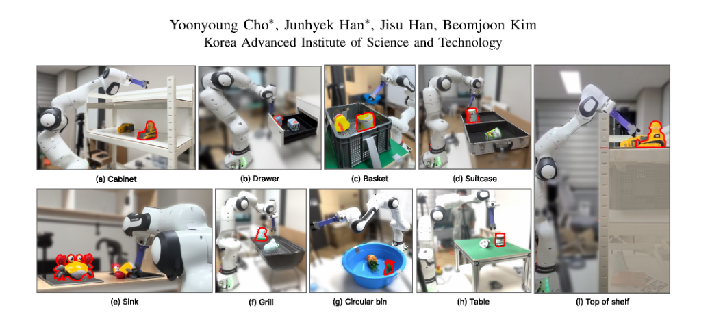 Hierarchical and Modular Network on Non-prehensile Manipulation in General Environments figure