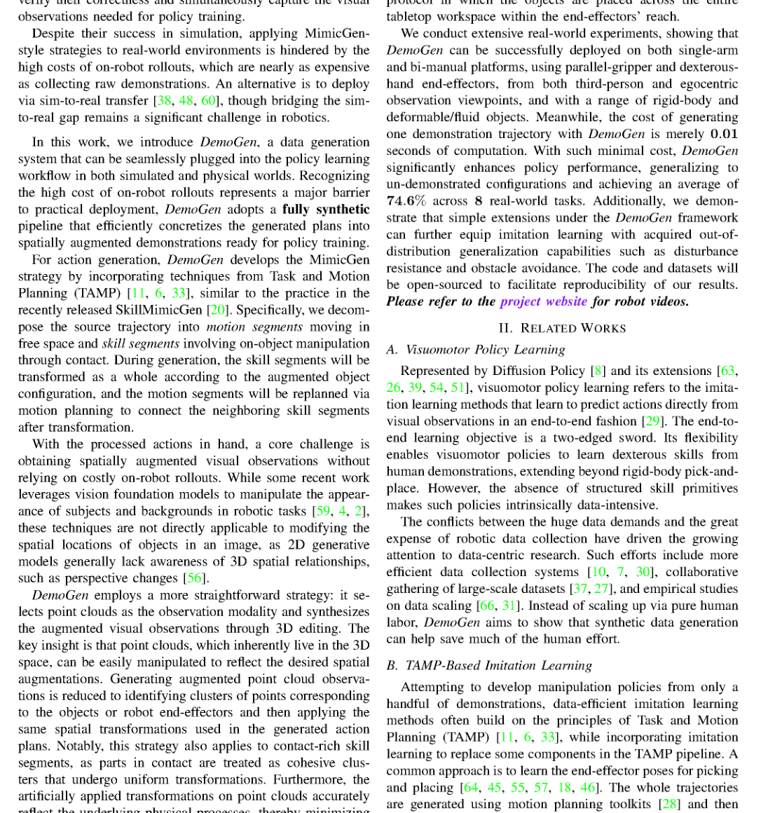 DemoGen: Synthetic Demonstration Generation for Data-Efficient Visuomotor Policy Learning figure